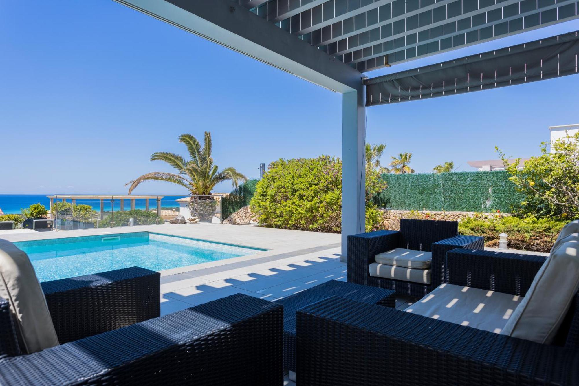 V196 Villa Brisa By Menorcarentals Villas Son Bou Exteriér fotografie